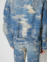 TAAKK DENIM 1ST TYPE DESTROY JACKET