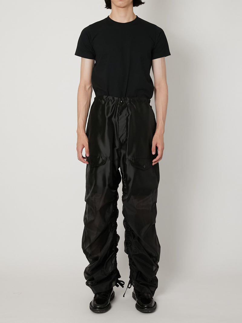SHEER GRADATION PARACHUTE PANTS – TAAKK
