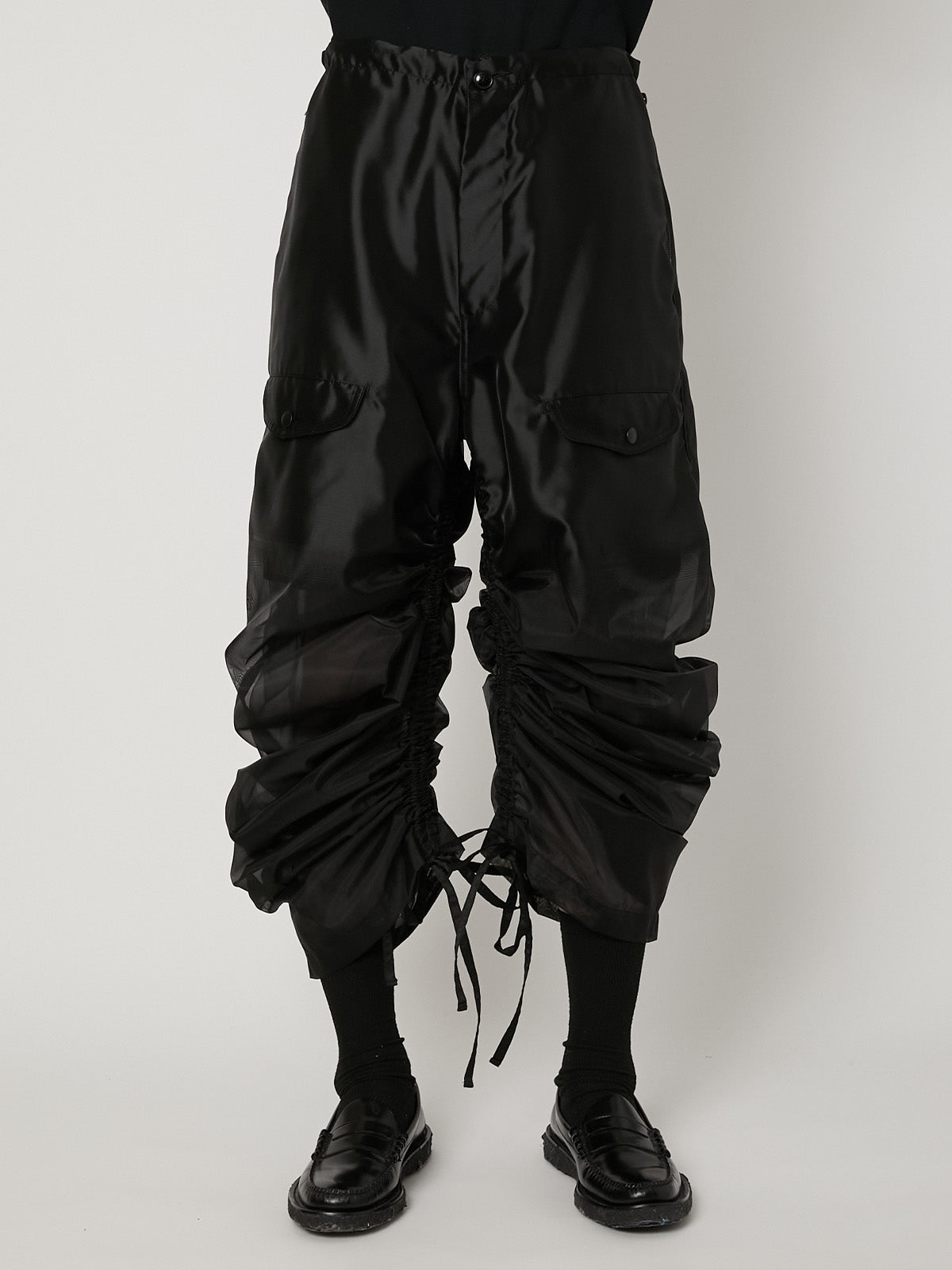 SHEER GRADATION PARACHUTE PANTS – TAAKK