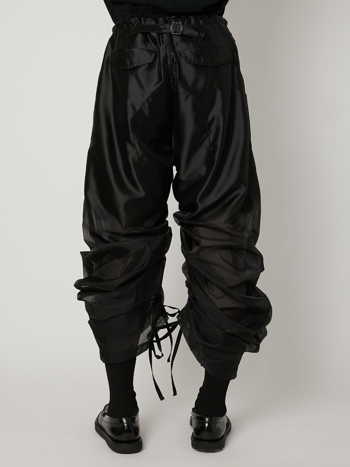 SHEER GRADATION PARACHUTE PANTS – TAAKK