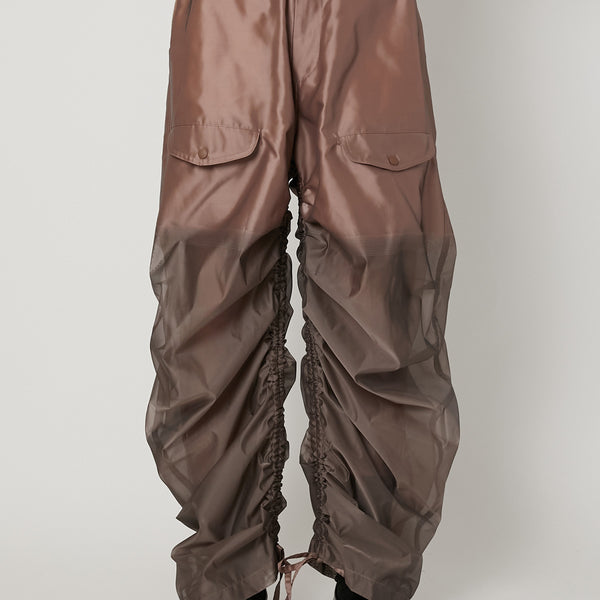 SHEER GRADATION PARACHUTE PANTS – TAAKK