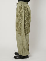 SCULPTURAL EMBROIDERY TRACK PANTS