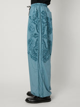 SCULPTURAL EMBROIDERY TRACK PANTS