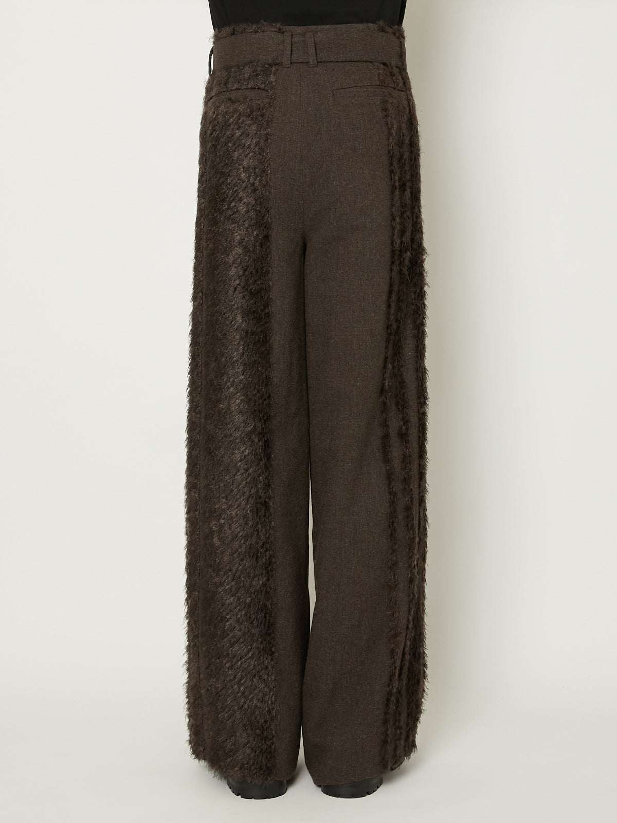 FUR TWEED BELT PANTS – TAAKK