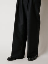 FEATHERWEIGHT WOOL WIDE PANTS