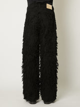 SHAGGY DENIM PANTS