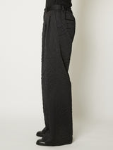 TEXTURED SHRINKAGE TROUSERS