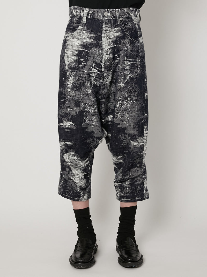 TAAKK DENIM SAROUEL PANTS