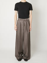 TWO-TUCK WIDE TROUSERS