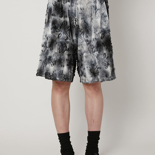 TIE-DYE CHECK SHORT PANTS – TAAKK