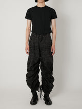 SHEER BANDANA PARACHUTE PANTS
