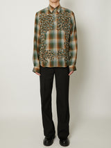 CHECK EMBROIDERY SHIRTS