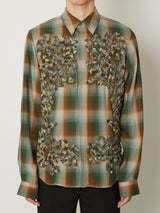 CHECK EMBROIDERY SHIRTS
