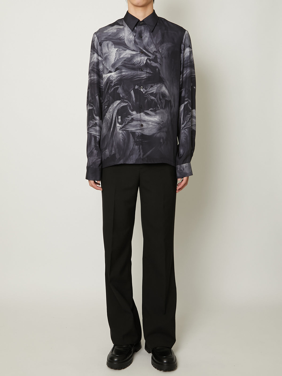 TAAKK Flower print silk shirt シルクシャツ TAAKK Flower print silk shirt シルクシャツ