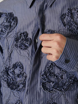 FLOWER EMBROIDERY REGULAR SHIRT