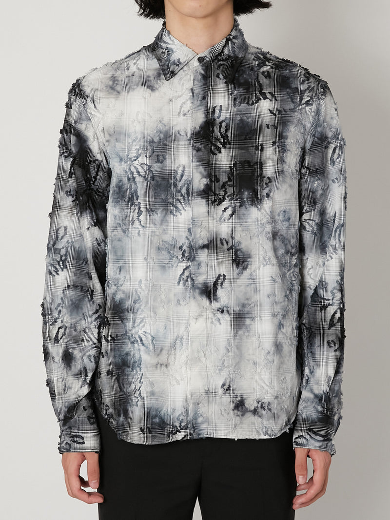 TIE-DYE CHECK REGULAR SHIRT – TAAKK