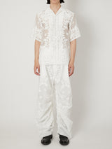SHEER BANDANA SHORT SLEEVE SHIRT