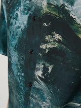 MARBLED PAISLEY SILK SHIRT