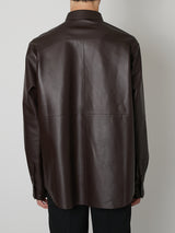 Unlined Sheep Leather Shirt