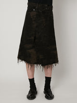 TAAKK DENIM WRAP SKIRT