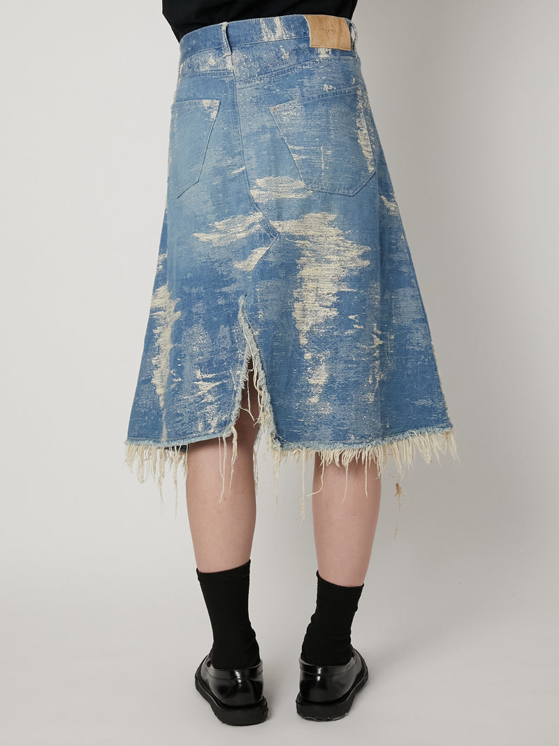 TAAKK DENIM WRAP SKIRT