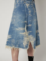 TAAKK DENIM WRAP SKIRT