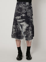 TAAKK DENIM WRAP SKIRT