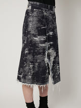 TAAKK DENIM WRAP SKIRT