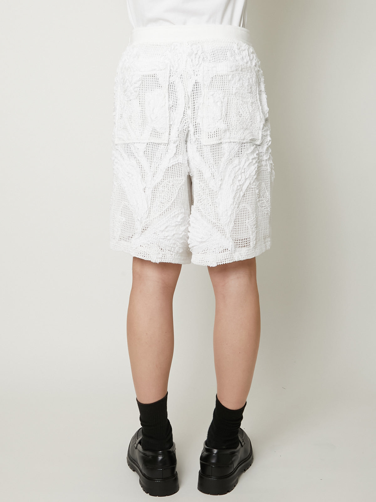 MESH EMBROIDERY SHORTS – TAAKK