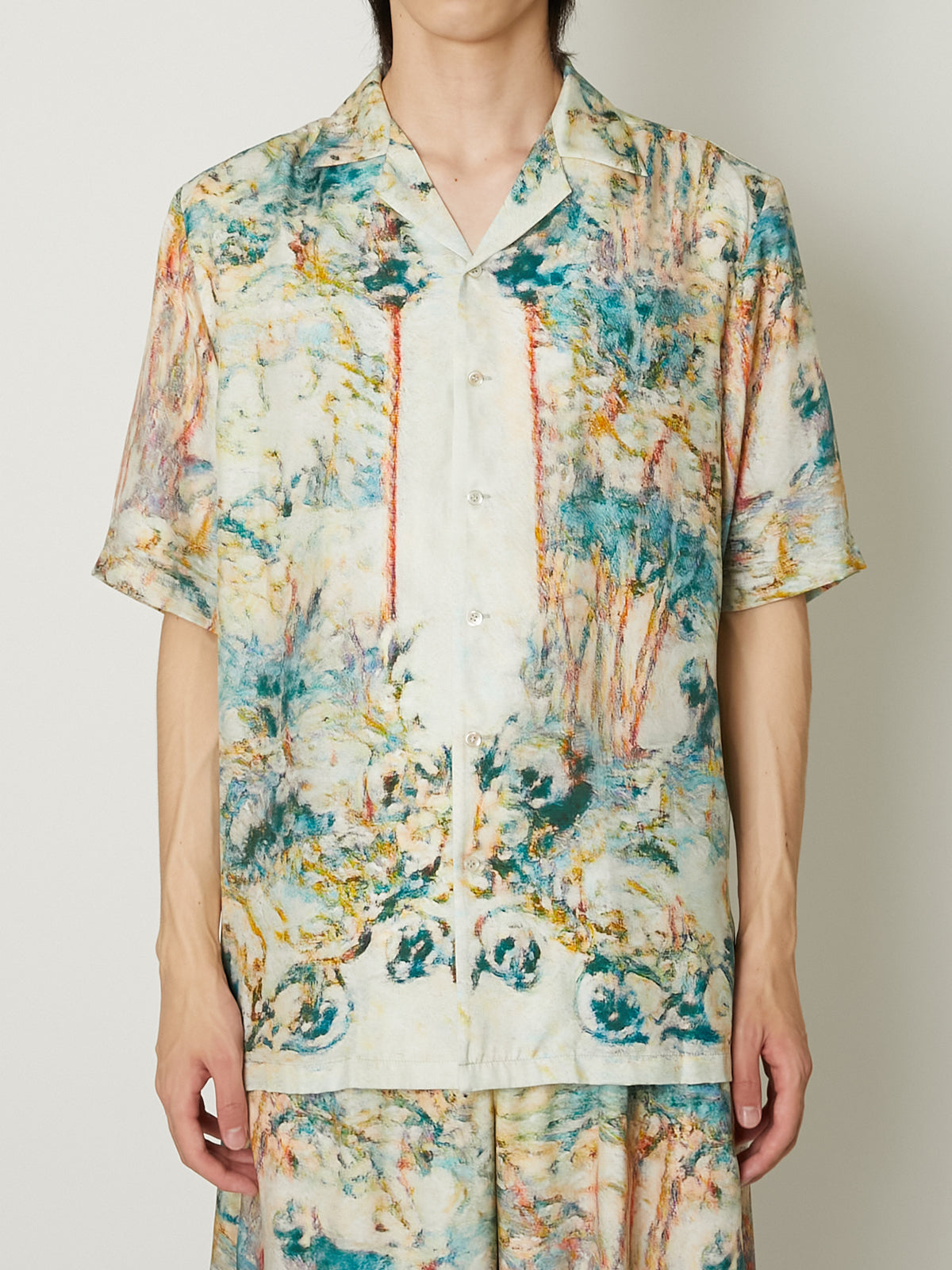 SILK OPEN COLLAR SHIRT – TAAKK