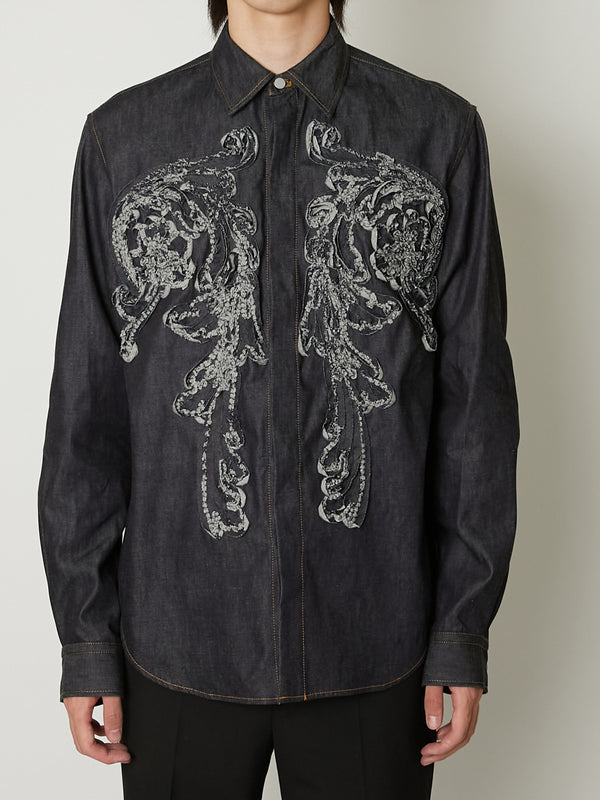 SCULPTURE DENIM SHIRTS