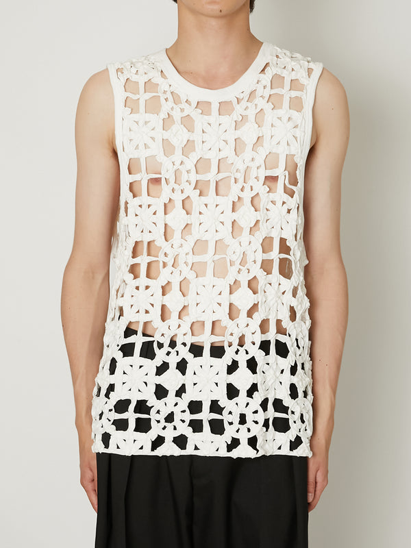 ALL EMBROIDERY TANK TOP