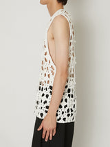 ALL EMBROIDERY TANK TOP - TAAKK