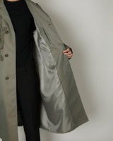 CHAMBRAY SCULPTURE BALMACAAN COAT - TAAKK