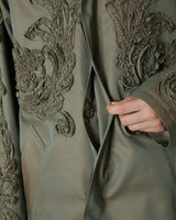 CHAMBRAY SCULPTURE BALMACAAN COAT - TAAKK