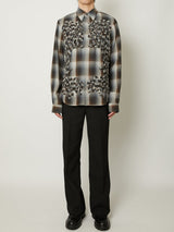 CHECK EMBROIDERY SHIRTS - TAAKK