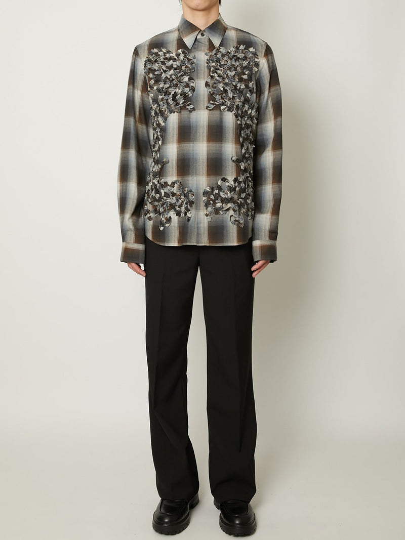 CHECK EMBROIDERY SHIRTS – TAAKK