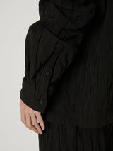 COTTON PLEATS SHIRT - TAAKK