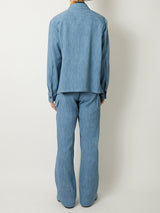 CREPE BOX SILHOUETTE SHIRT - TAAKK