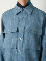 CREPE BOX SILHOUETTE SHIRT - TAAKK
