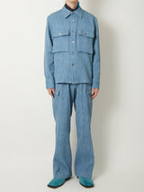 CREPE BOX SILHOUETTE SHIRT - TAAKK