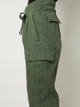 CREPE CARGO PANTS - TAAKK