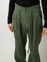 CREPE CARGO PANTS - TAAKK