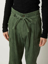 CREPE CARGO PANTS - TAAKK