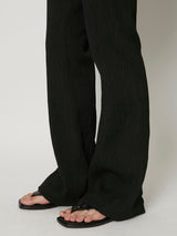 CREPE FLARE PANTS - TAAKK