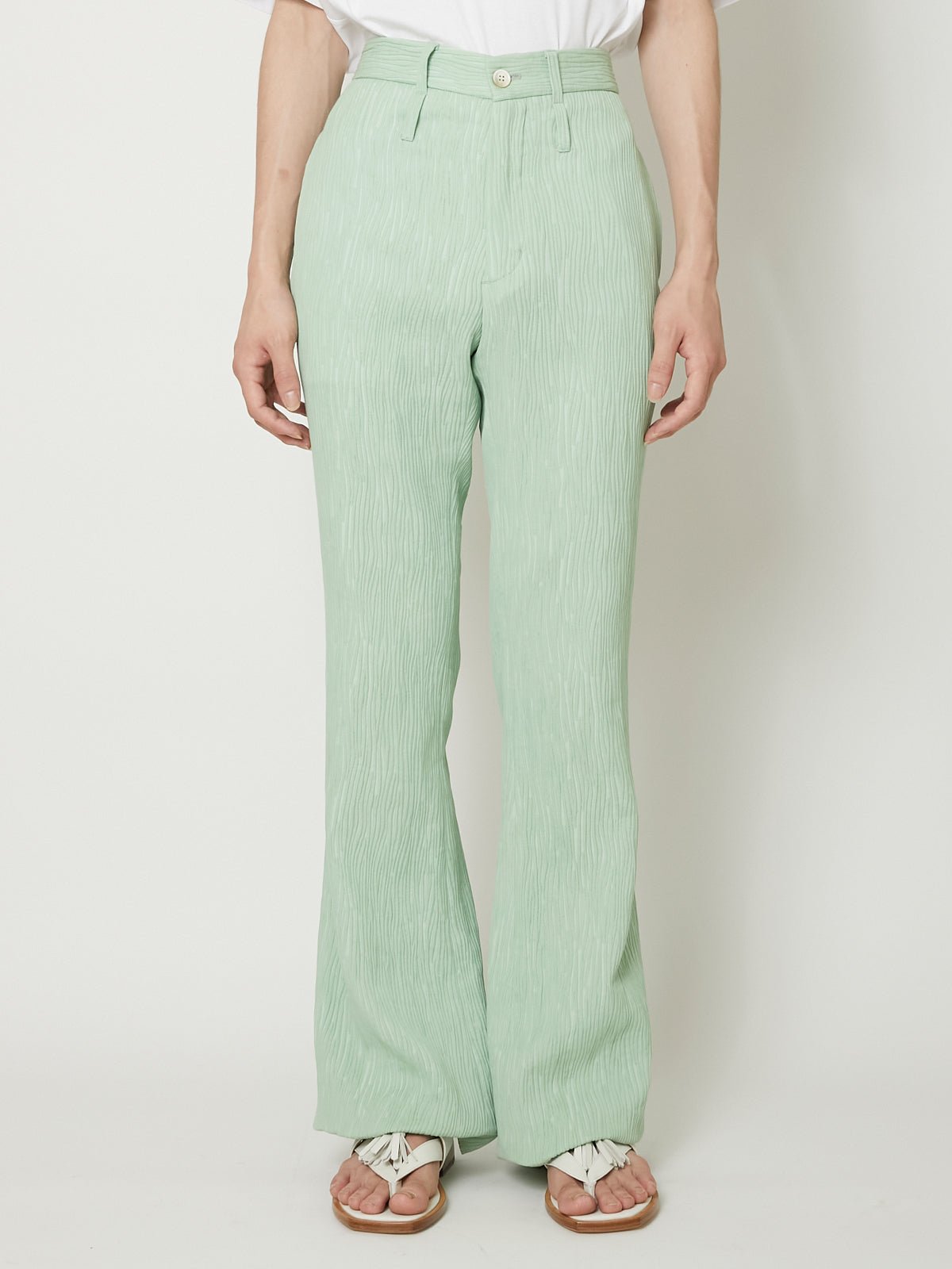 CREPE FLARE PANTS – TAAKK