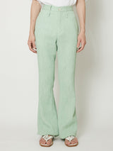 CREPE FLARE PANTS - TAAKK