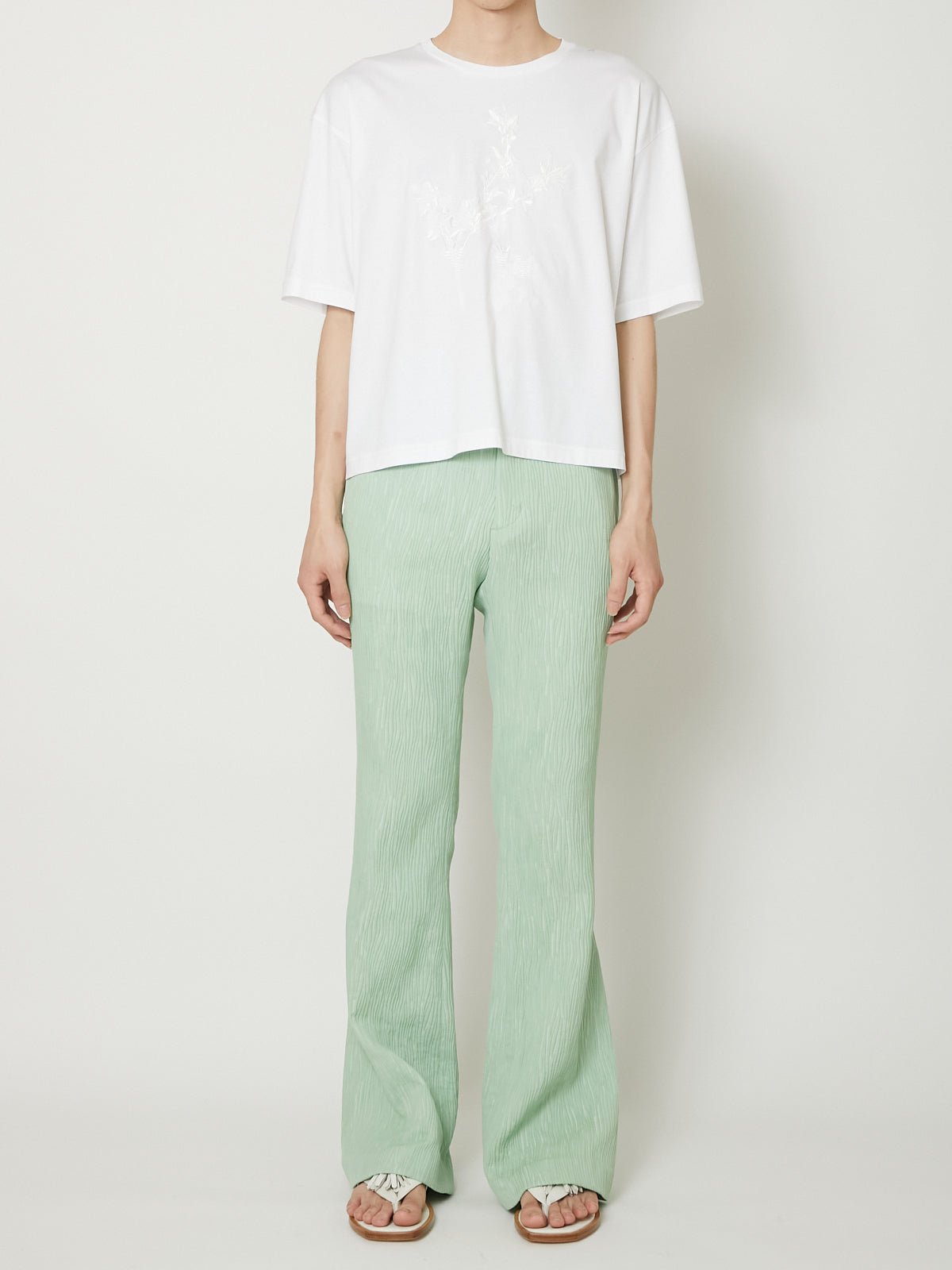 CREPE FLARE PANTS – TAAKK