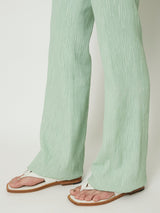 CREPE FLARE PANTS - TAAKK