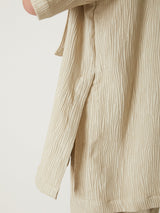 CREPE OPEN COLLAR SHIRTS - TAAKK